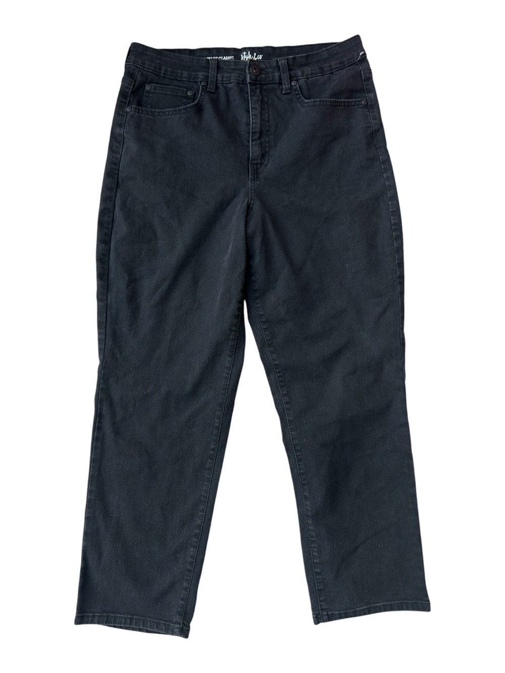 Style & Co Vintage Classic Black Jeans (Size 12)
